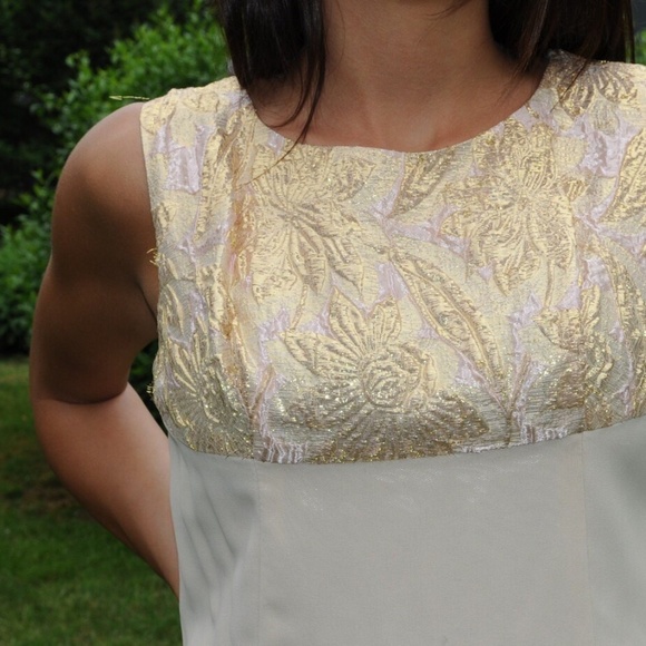 Gold Dress and Coat NWT vintage size M - Picture 4 of 4